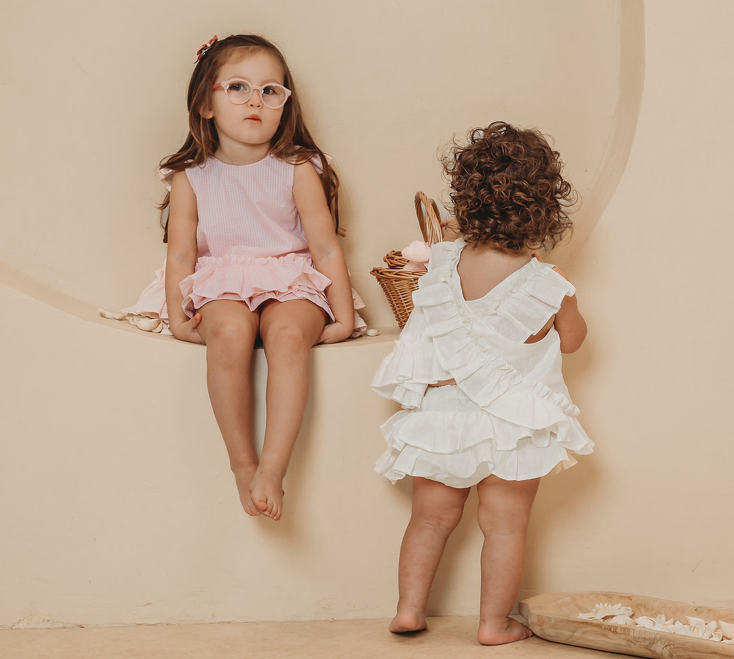 Arabella frill bloomer set