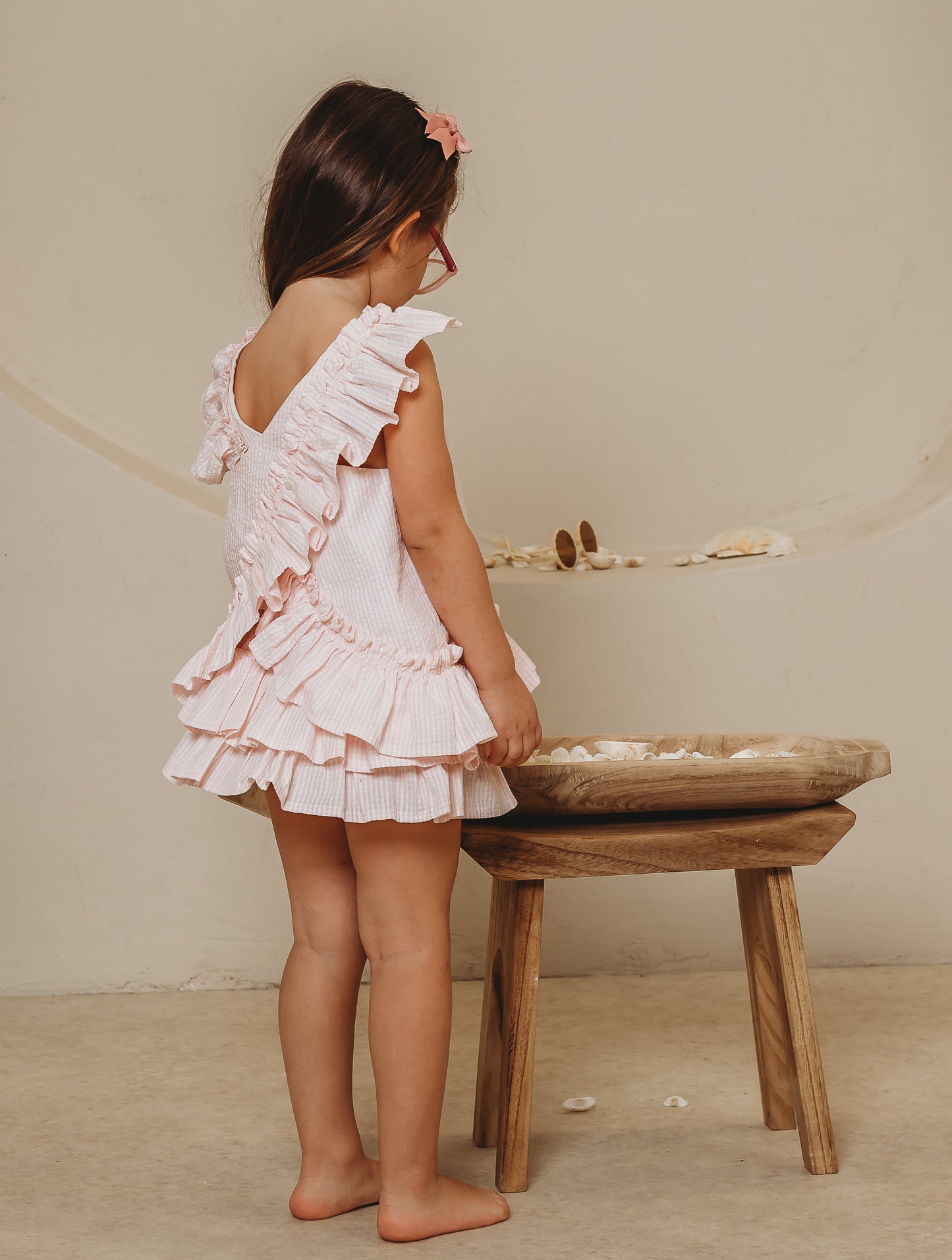 Arabella frill bloomer set