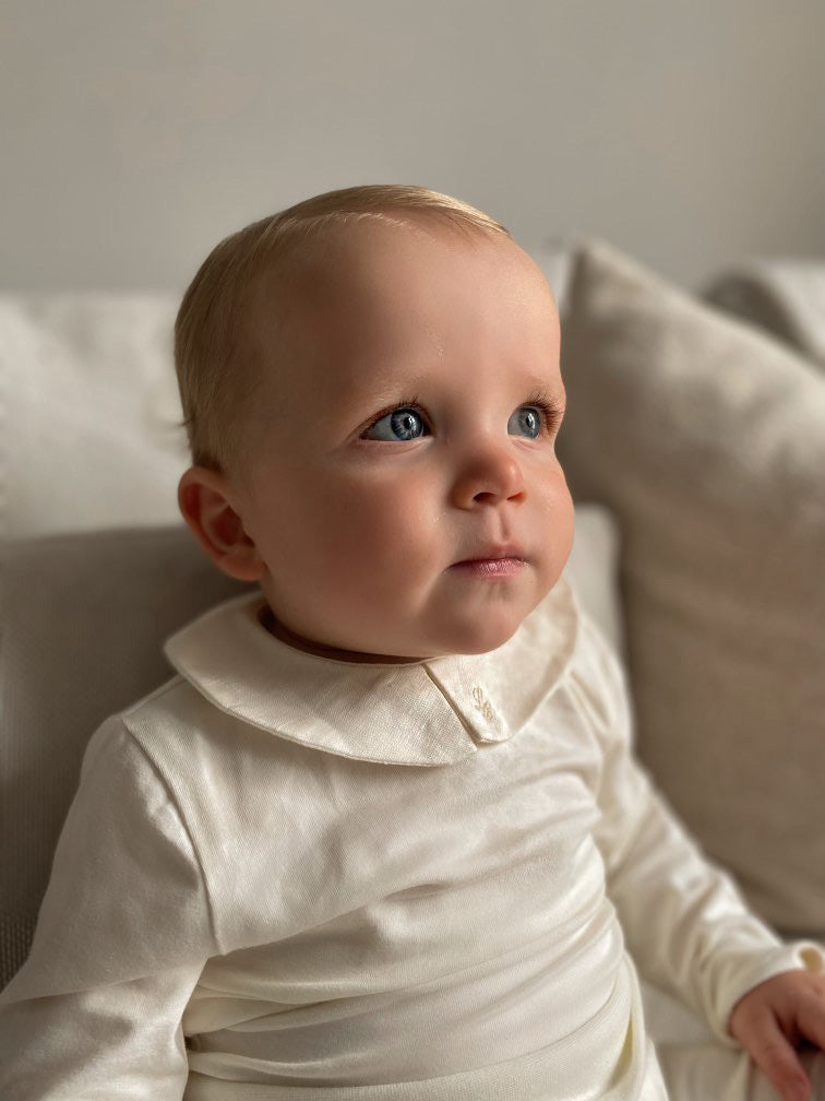 Oliver linen collar body suit